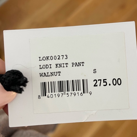 Le Ore Lodi Knit Pants in Walnut - Picture 8 of 8